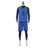 Anime Blue Lock Yoichi Isagi Cosplay Costume Outfits Halloween Carnival Suit